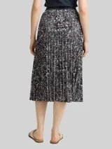 TOM TAILOR Damen Plissee Midi-Rock, blau, Uni – Bild 5