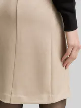 TOM TAILOR Damen Rock in Wildleder-Optik, grau, Uni – Bild 6