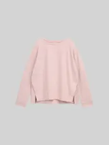 TOM TAILOR Damen Sweatshirt mit Streifenmuster, rosa, Gestreift – Bild 3