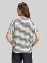 TOM TAILOR Damen T-Shirt mit Streifenmuster, blau, Gestreift – Bild 5