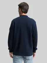 TOM TAILOR Herren Bomberjacke aus Baumwolle, blau, Uni – Bild 5