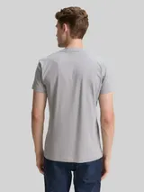 TOM TAILOR Herren Slim Fit T-Shirt mit Stretch, grau, Uni – Bild 5