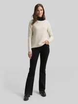 TOM TAILOR Damen TTSTELLA BOOTCUT Jeans mit Stretch, schwarz, Uni – Bild 4