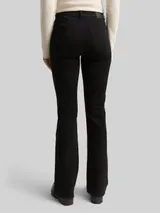 TOM TAILOR Damen TTSTELLA BOOTCUT Jeans mit Stretch, schwarz, Uni – Bild 5