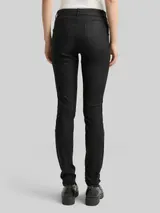 TOM TAILOR Damen Coated TTLUCIE SKINNY Jeans, schwarz, Uni – Bild 5