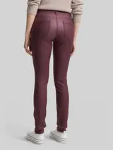 TOM TAILOR Damen Coated TTLUCIE SKINNY Jeans, rot, Uni – Bild 5
