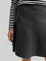 TOM TAILOR DENIM Damen Mini Skater Strickrock, grau, Meliert – Bild 6