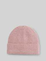 TOM TAILOR DENIM Damen Cosy Beanie Mütze, rosa, Meliert – Bild 3