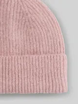 TOM TAILOR DENIM Damen Cosy Beanie Mütze, rosa, Meliert – Bild 4