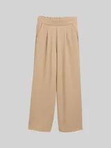 TOM TAILOR DENIM Damen Wide Leg Hose, braun, Uni – Bild 3