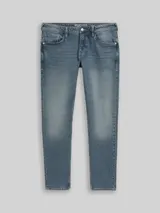 TOM TAILOR DENIM Herren TTPIERS SLIM Jeans, weiß, Uni – Bild 3