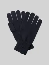 TOM TAILOR Herren Handschuhe mit Kaschmir-Anteil, blau, Meliert – Bild 3