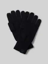 TOM TAILOR Herren Handschuhe mit Kaschmir-Anteil, schwarz, Uni – Bild 3