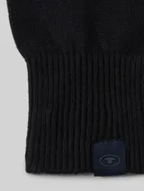 TOM TAILOR Herren Handschuhe mit Kaschmir-Anteil, schwarz, Uni – Bild 4