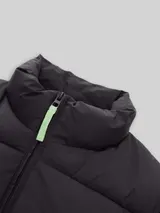 TOM TAILOR Jungen Puffer-Jacke mit Stehkragen, grau, Uni – Bild 4
