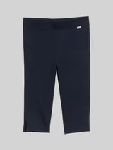 TOM TAILOR Mädchen Basic Capri Leggings, blau, Uni – Bild 3