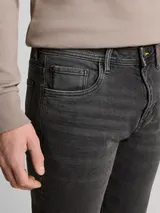 TOM TAILOR Herren TTJOSH REGULAR SLIM Jeans, grau, Uni – Bild 6