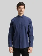TOM TAILOR Herren Regular Fit Hemd mit Karomuster, blau, Kariert – Bild 4