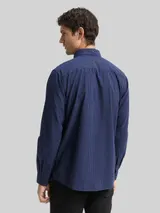 TOM TAILOR Herren Regular Fit Hemd mit Karomuster, blau, Kariert – Bild 5