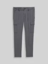 TOM TAILOR Herren TTTAPERED Cargo Hose, grau, Uni – Bild 3