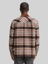 TOM TAILOR DENIM Herren Overshirt mit Karomuster, braun, Kariert – Bild 5