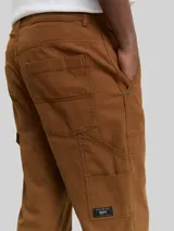 TOM TAILOR DENIM Herren TTLOOSE Hose im Utility-Look, braun, Uni – Bild 6