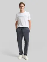 TOM TAILOR DENIM Herren TTTAPERED Hose, grau, Uni – Bild 4