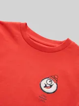 TOM TAILOR Jungen Langarmshirt mit Print, rot, Uni – Bild 4