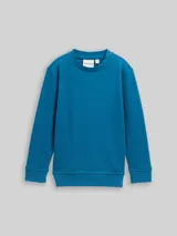 TOM TAILOR Jungen Basic Sweatshirt mit Rückenprint, grün, Uni – Bild 3