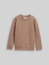TOM TAILOR Jungen Basic Sweatshirt mit Rückenprint, braun, Uni – Bild 3