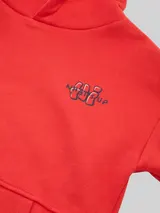 TOM TAILOR Jungen Oversize Hoodie Sweatshirt, rot, Uni – Bild 4