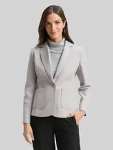 TOM TAILOR Damen Slim Fit Blazer in Melange-Optik, grau, Meliert – Bild 4