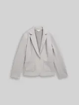TOM TAILOR Damen Slim Fit Blazer in Melange-Optik, grau, Meliert – Bild 3