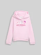 TOM TAILOR Mädchen Hoodie Sweatshirt mit Wendepailletten, rosa, Uni – Bild 3