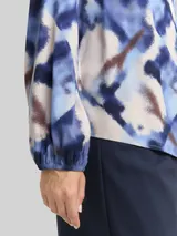 TOM TAILOR Damen Bluse mit Muster, blau, Gemustert – Bild 6