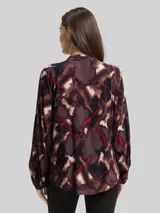 TOM TAILOR Damen Bluse mit Muster, braun, Gemustert – Bild 5