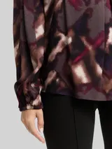 TOM TAILOR Damen Bluse mit Muster, braun, Gemustert – Bild 6