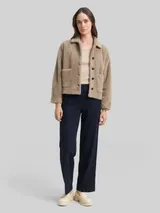 TOM TAILOR Damen TTMIA STRAIGHT Hose, blau, Uni – Bild 4