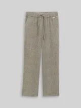 TOM TAILOR Damen Wide Leg Hose, braun, Meliert – Bild 3