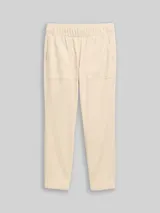 TOM TAILOR Damen Loose Slim Cordhose, braun, Uni – Bild 3