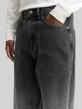 TOM TAILOR DENIM Herren TTELLIOT BAGGY Jeans, grau, Uni – Bild 6