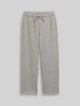 TOM TAILOR Mädchen Wide Leg Hose in Glitzer-Optik, grau, Meliert – Bild 3