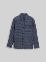 TOM TAILOR Jungen Oversize Hemd mit Karomuster, lila, Kariert – Bild 3