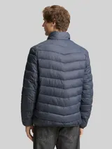 TOM TAILOR DENIM Herren Lightweight Steppjacke mit Stehkragen, grau, Uni – Bild 5