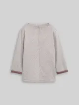 TOM TAILOR Damen Sweatshirt mit Stehkragen, braun, Meliert – Bild 3