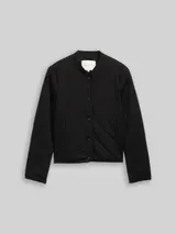 TOM TAILOR Damen Steppjacke mit Glitzer-Effekt, grau, Uni – Bild 3