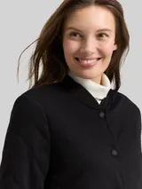 TOM TAILOR Damen Steppjacke mit Glitzer-Effekt, grau, Uni – Bild 6