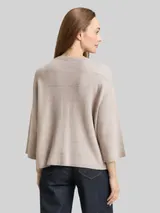 TOM TAILOR Damen Loose Fit Cardigan, grau, Meliert – Bild 5