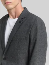 TOM TAILOR Herren Dobby Sakko mit Stretch-Anteil, blau, Uni – Bild 6