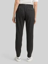 TOM TAILOR Damen Loose Fit Hose mit Nadelstreifen, grau, Nadelstreifen – Bild 5